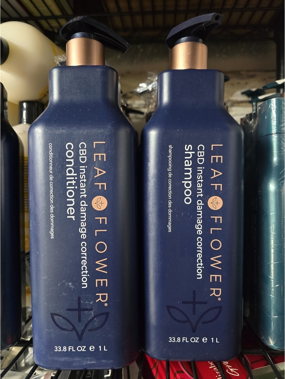 CBD Instant Damage Correction Shampoo & Conditioner - Navy